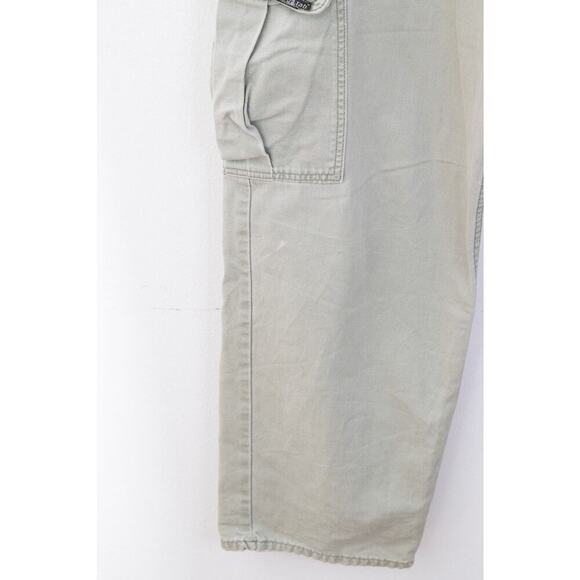 Vintage Levis SilverTab Cargo Pants Mens 33x34 Gray Utility Baggy Y2K 90s - Picture 3 of 7